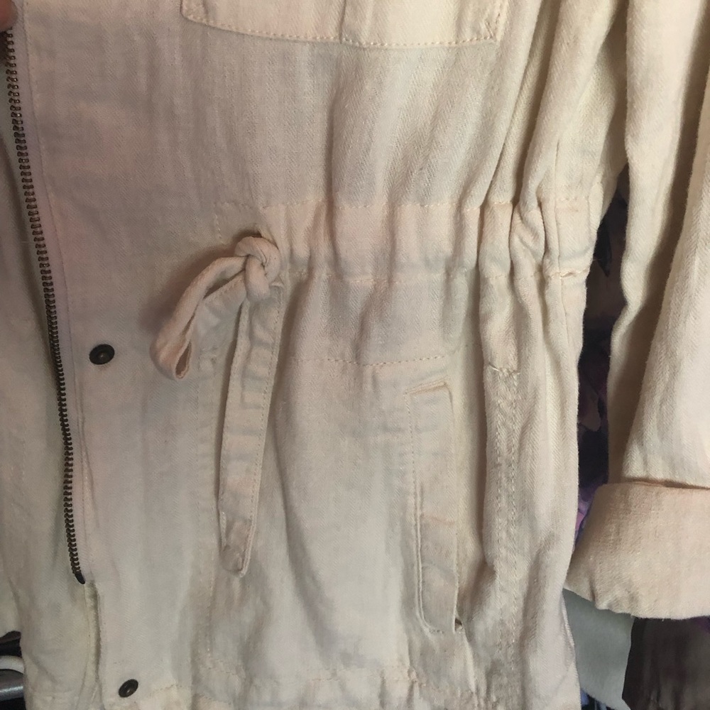 Linen Utility Jacket. XS - Picture 4 of 6